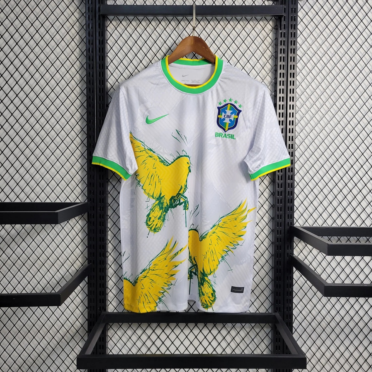 AAA Quality Brazil 22/23 Special White/Yellow Soccer Jersey